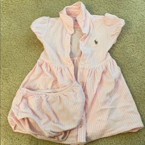 Ralph Lauren striped dress.